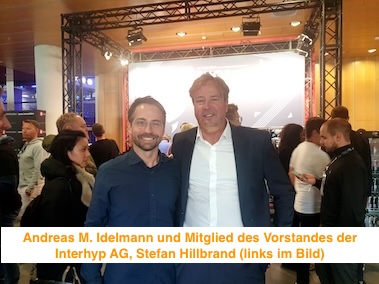 Andreas M. Idelmann und Mitglied des Vorstandes der Interhyp AG, Stefan Hillbrand